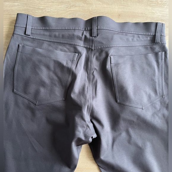 THEORY TECH RAFFI COMPACT PONTE PANTS IN ASPHALT SZ 33 - Picture 7 of 7